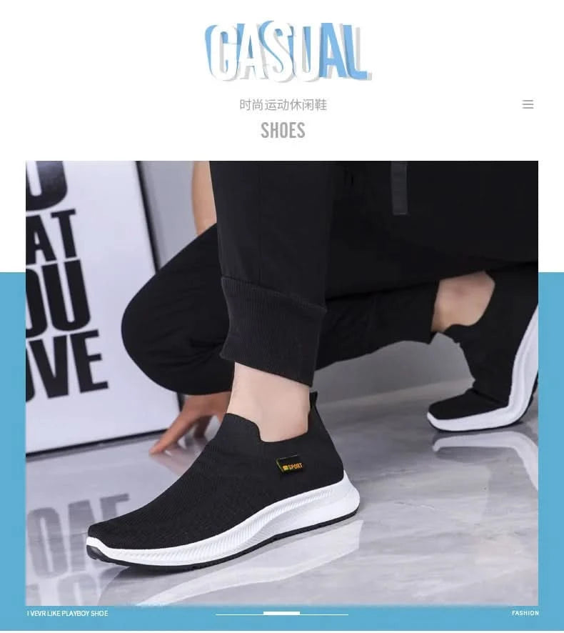 Men Sneakers Mesh Breathable Shoes Lightweight Sneakers Men New Fashion Comfort Casual Walking Shoes Mens Zapatillas Hombre - M & M Global