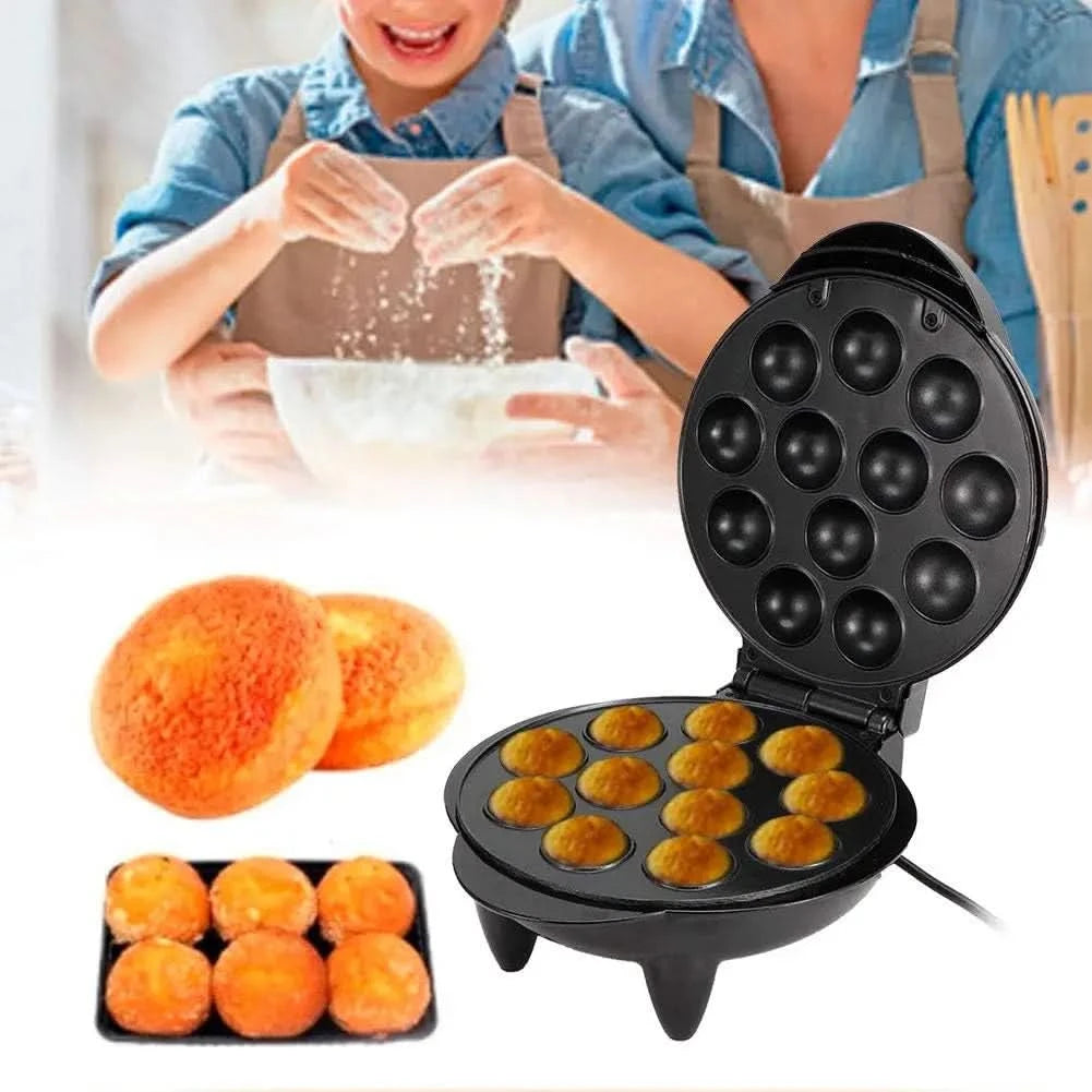 Sandwich toaster, 1200W 12 Holes Electric , DIY Home Octopus Meat , Ball Maker Making Machine EU Plug 220-240V Kitchen Breakfast - M & M Global