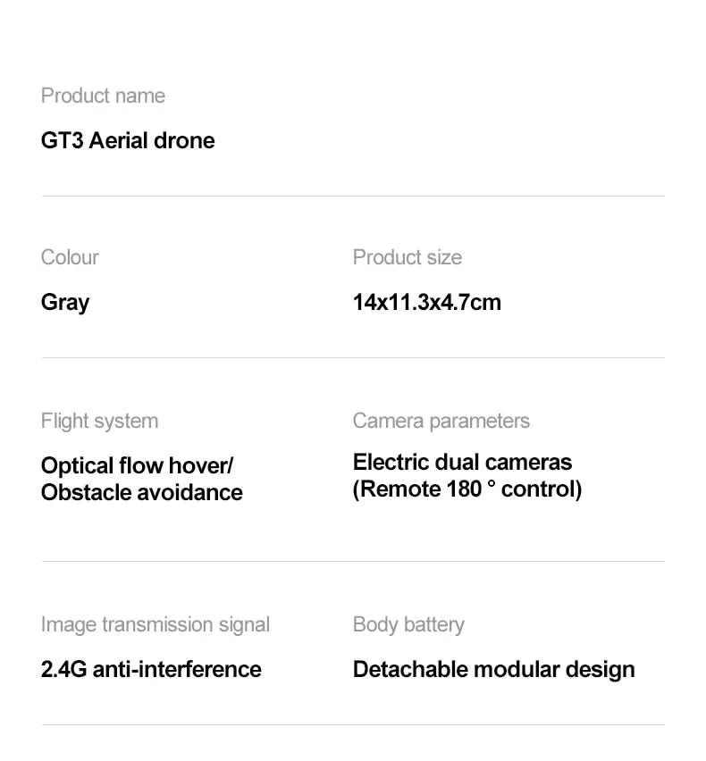 Original GT3 8K GPS Professional RC Drone Aerial Photography Remote Control Aircraft 5G HD Dual Camera Quadcopter Toys UAV Gifts - M & M Global