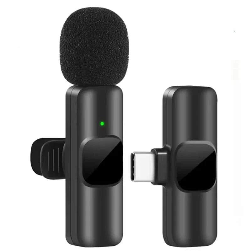 Microphone Wireless Lavalier Microphone for Live Streaming/YouTube/TikTok/Facebook Live Noise Reduction Mic For iPhone/Android - M & M Global