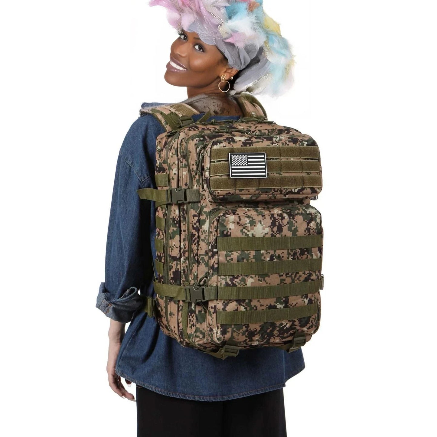 25L/50L Tactical Backpack Molle Bag Outdoor Bags Backpack for Hiking Camping Trekking Hunting Fishing GYM Bags Backpacks - M & M Global