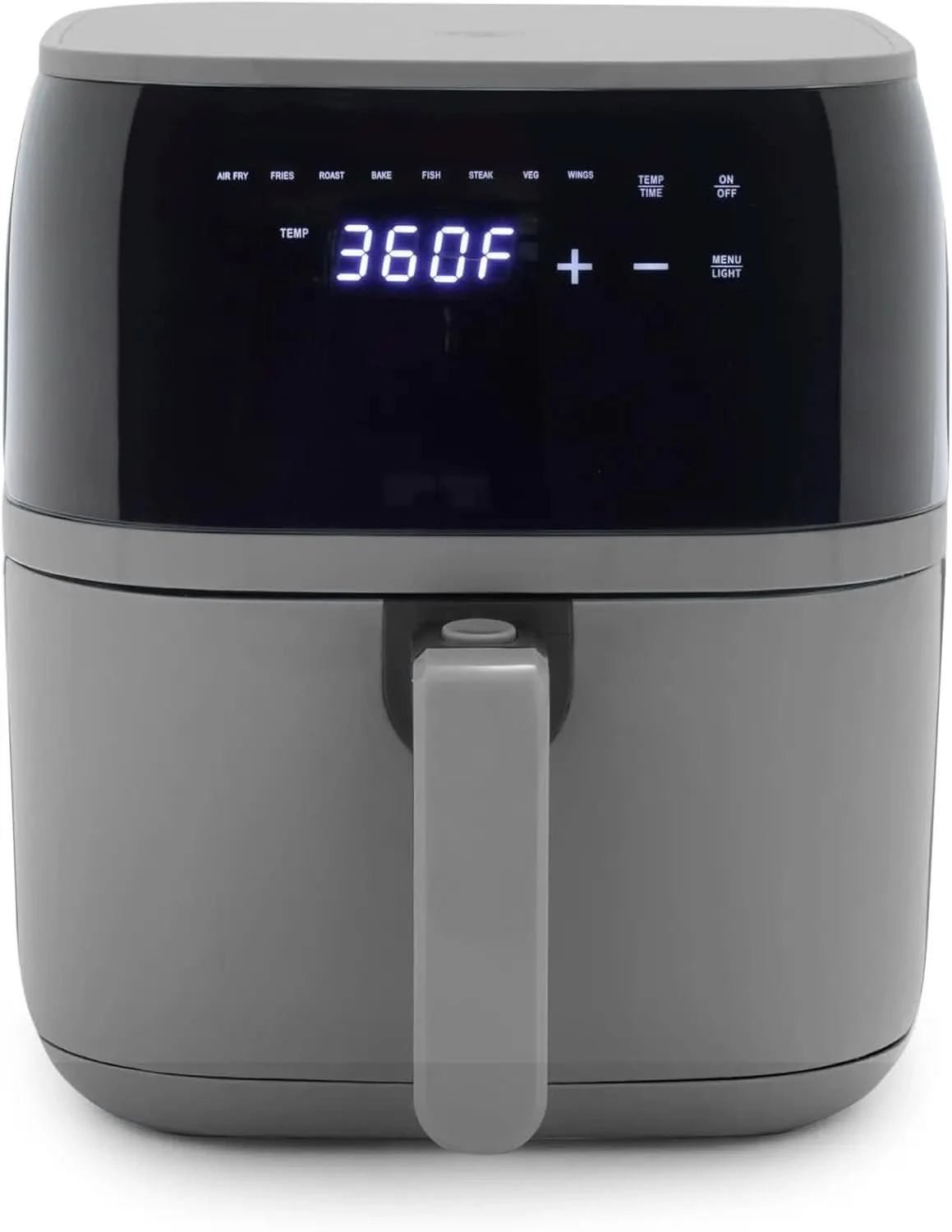 Compact Electric Air Fryer Oven, 5.3 QT, PFAS-Free Ceramic Nonstick Drawer, 8 One Touch Digital Display, Easy View Window, Auto - M & M Global