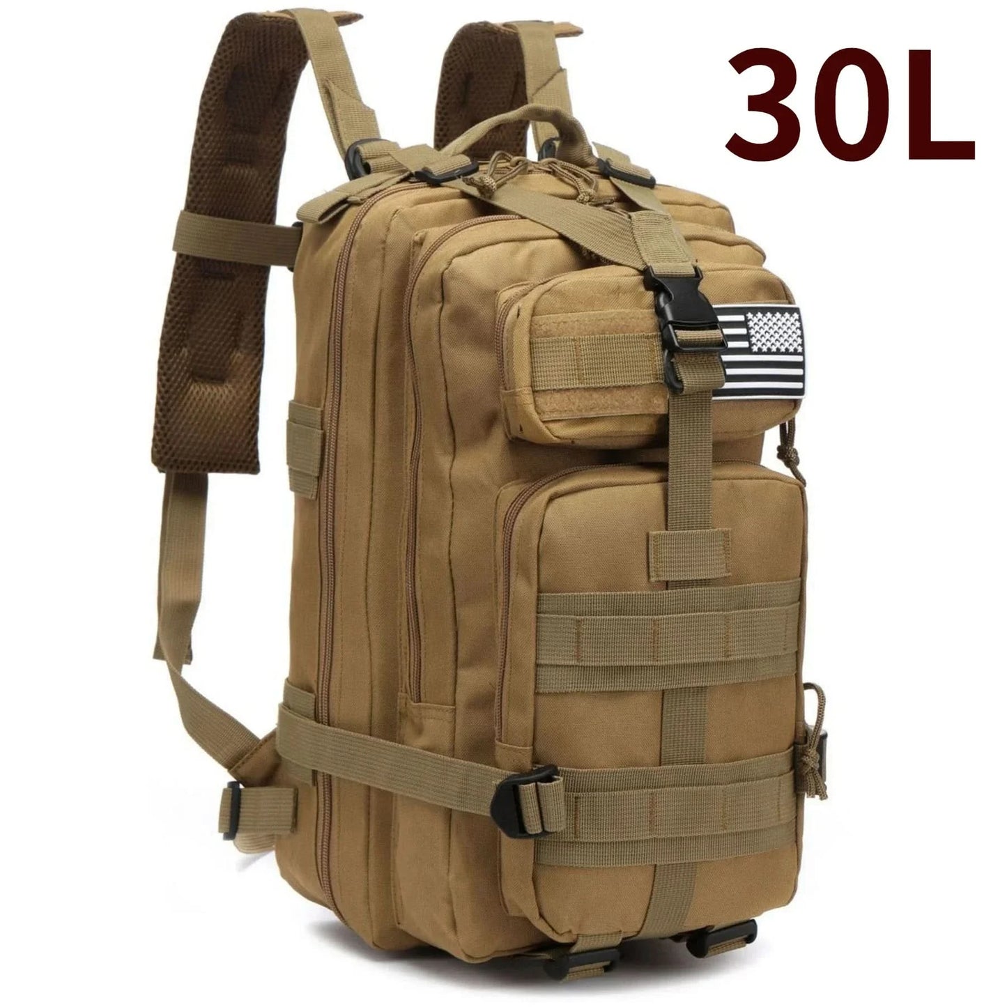 30L/50L 1000D Nylon Waterproof Trekking Fishing Hunting Bag Backpack Outdoor Rucksacks Tactical Sports Camping Hiking - M & M Global