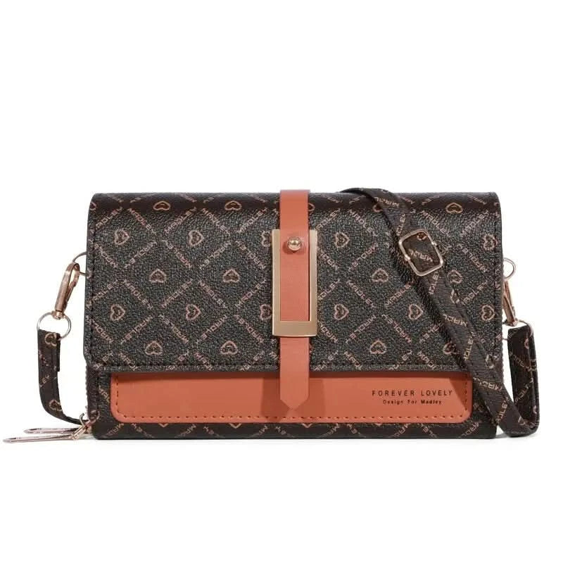 Mini Women's Wallet Handbag Multi Card Large Capacity Casual Shoulder Bag Mobile Phone Packet Fashion New Style Crossbody Wallet - M & M Global