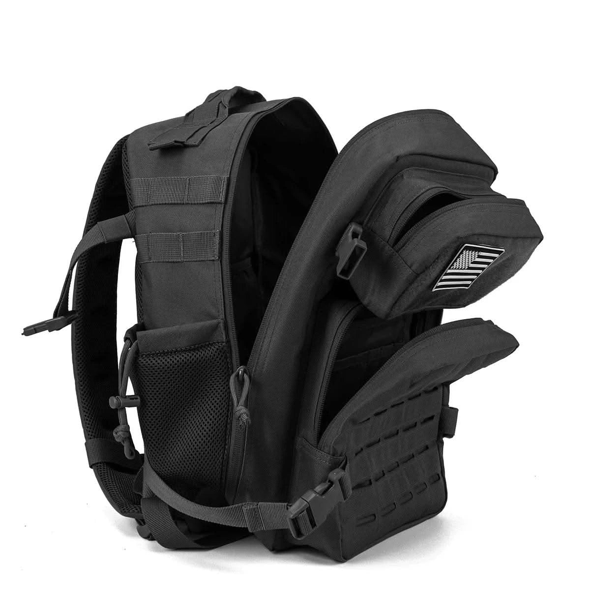 25L Tactical Backpack Outdoor Bag Fitness Backpack MOLLE Backpack Women's/Men's Hiking Survival Backpack Men's Dual Cup Holder - M & M Global
