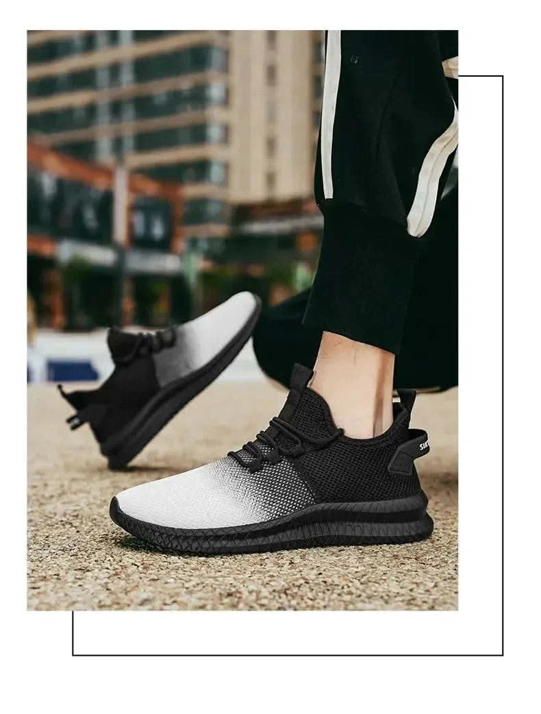 2024 Men's Sneakers Breathable Men Casual Shoes Outdoor Non-Slip Male Walking Lightweight Fashion Male Tennis Shoes - M & M Global