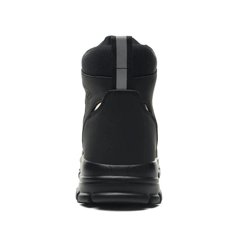 Waterproof Safety Boots Men Indestructible Steel Toe Work Boots Anti-smash Stab-resistant Safety Shoes Biker Botas Para Hombre
