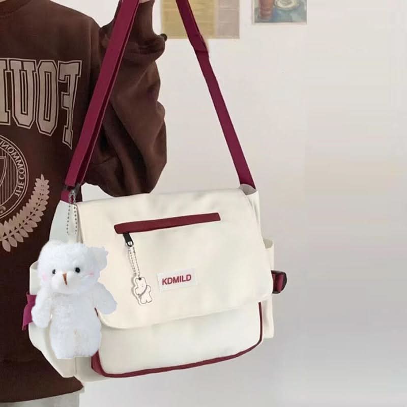 Women's Bag Korean Style Female Messenger Bags College Large Capacity Versatile Shoulder Bag Student School Bags Bolsos Sac - M & M Global