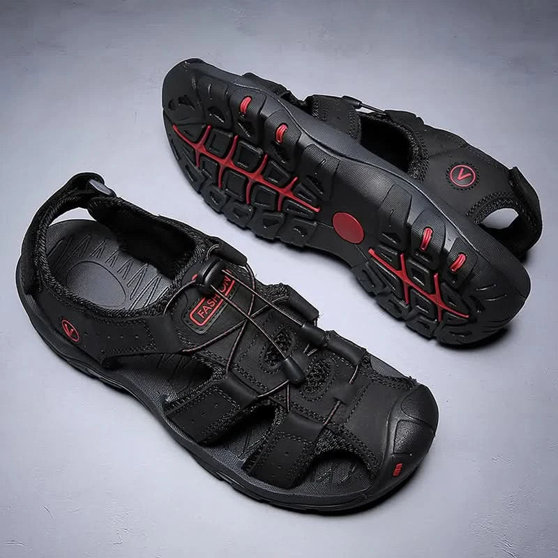 Outdoor Wading Summer Sandals For Men Anti Slip Cool Casual Shoes With Arch Support Plus Size 38-48 Beach Sandalias - M & M Global