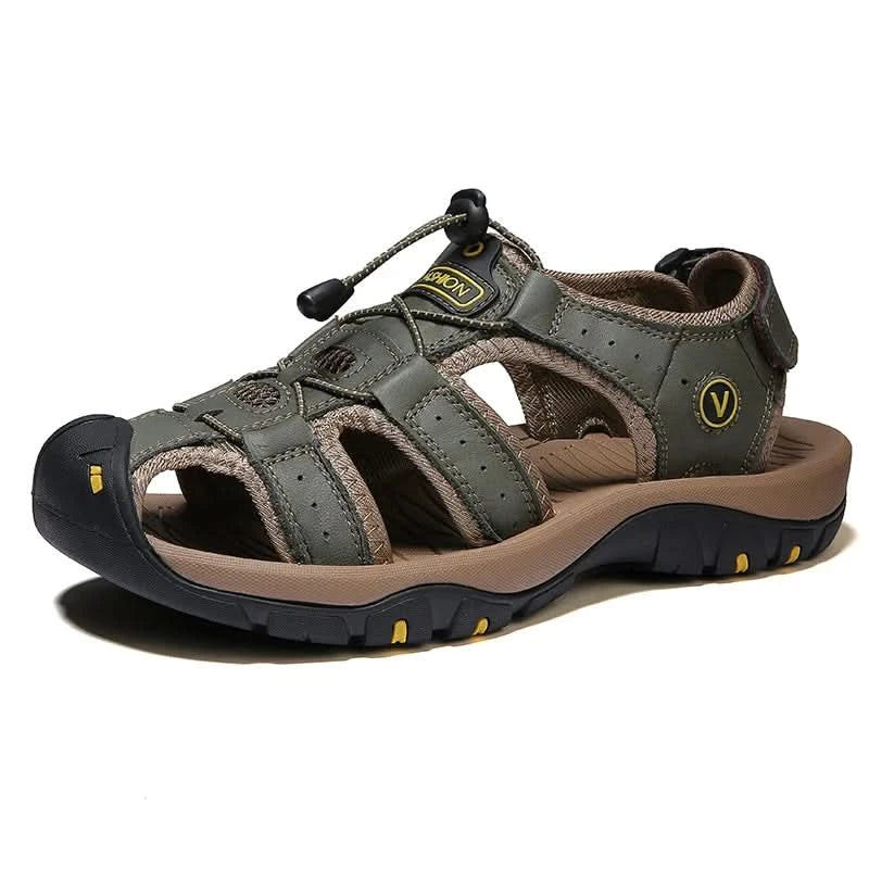 Outdoor Wading Summer Sandals For Men Anti Slip Cool Casual Shoes With Arch Support Plus Size 38-48 Beach Sandalias - M & M Global