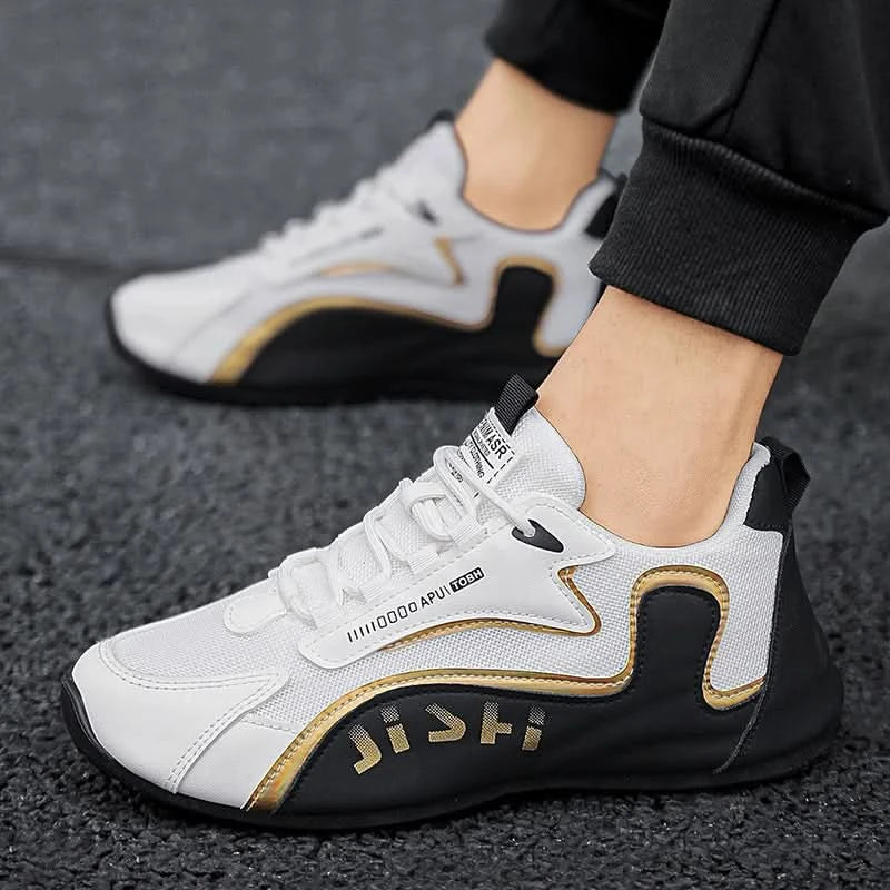Men's lightweight,breathable,elastic and casual sports shoes are wear-resistant and non slip,suitable for daily outdoor run - M & M Global