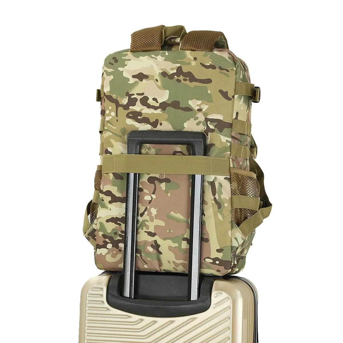 Multifunctional Tactical Backpack Camouflage Cycling Backpack Outdoor Waterproof Travel Hiking Mountaineering Leisure Sports Bag Outdoor Backpack - M & M Global