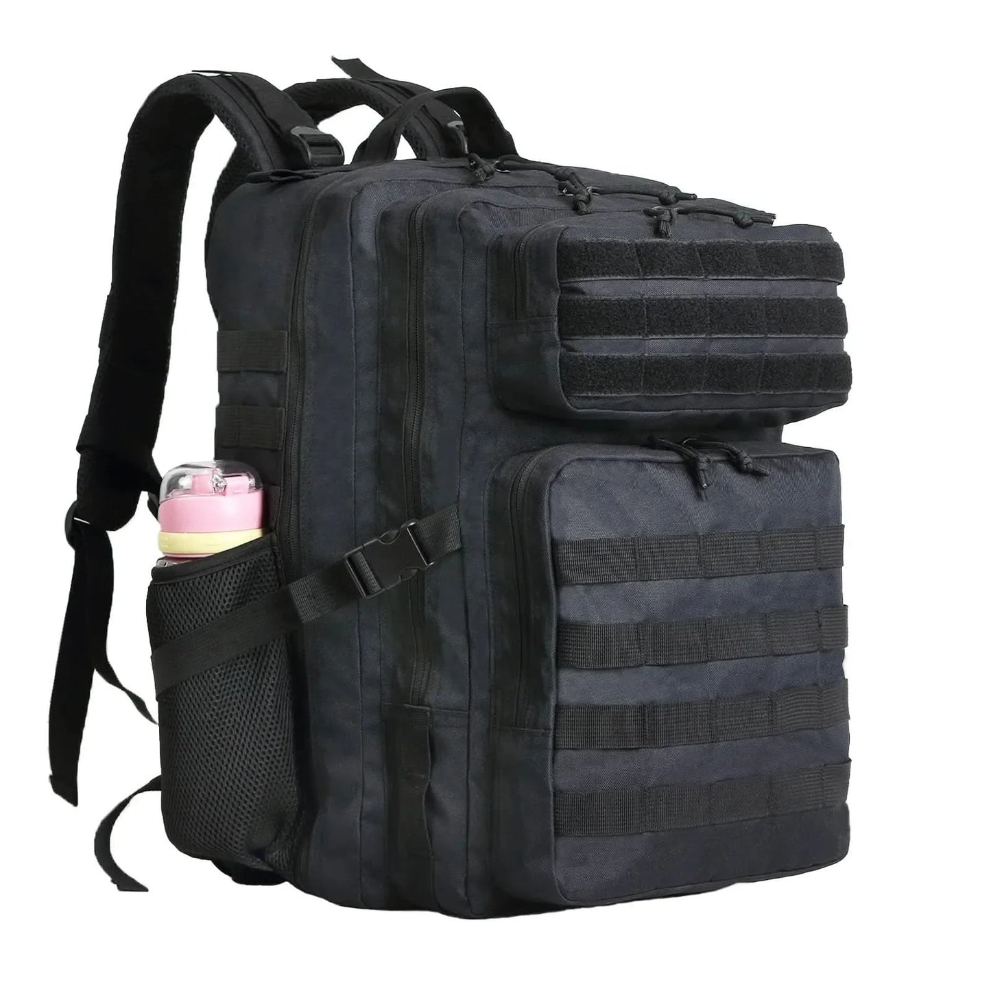 SYZM 35L/50L Tactical Backpack Hiking Rucksack MOLLE Backpack for Men Women Outdoor Fishing Camping Bag with Bottle Holder - M & M Global