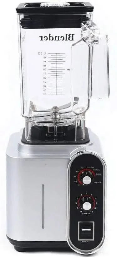 Soundproof Blender,110V 2200W 1.5L Commercial Fruit Juice Smoothie Maker With Shield Quiet Sound Enclosure for Puree, Ice Crush, - M & M Global