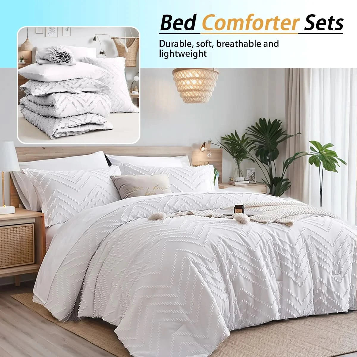 7-Piece Floral Quilt Set – Soft & Comfortable Bedding for All Seasons, Elegant Cut Flower Design, Home Décor, Ideal Gift for Any Occasion