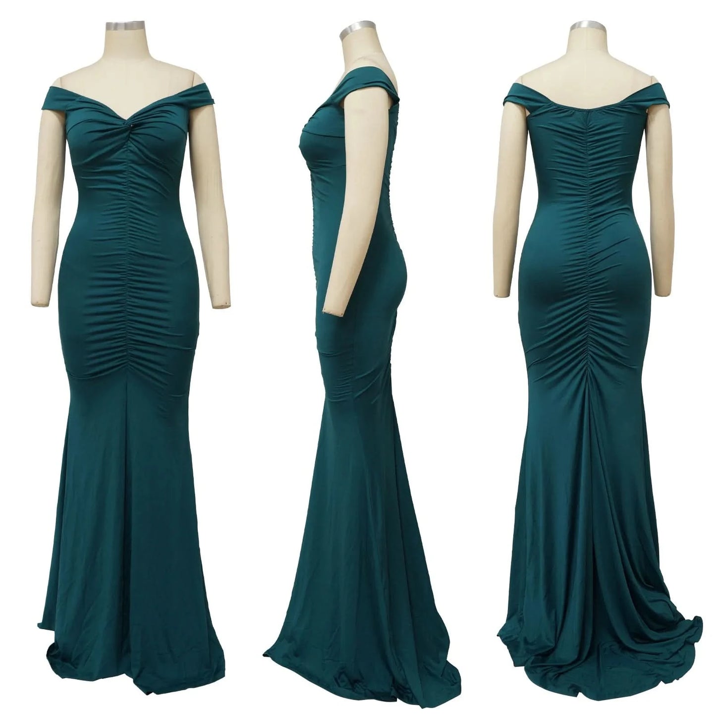 Women Long Dresses Sexy Backless Bodycon Evening Dresses Nightclub Maxi Dress Cocktail Birthday Party Welcome Prom Dress XSY039 - M & M Global