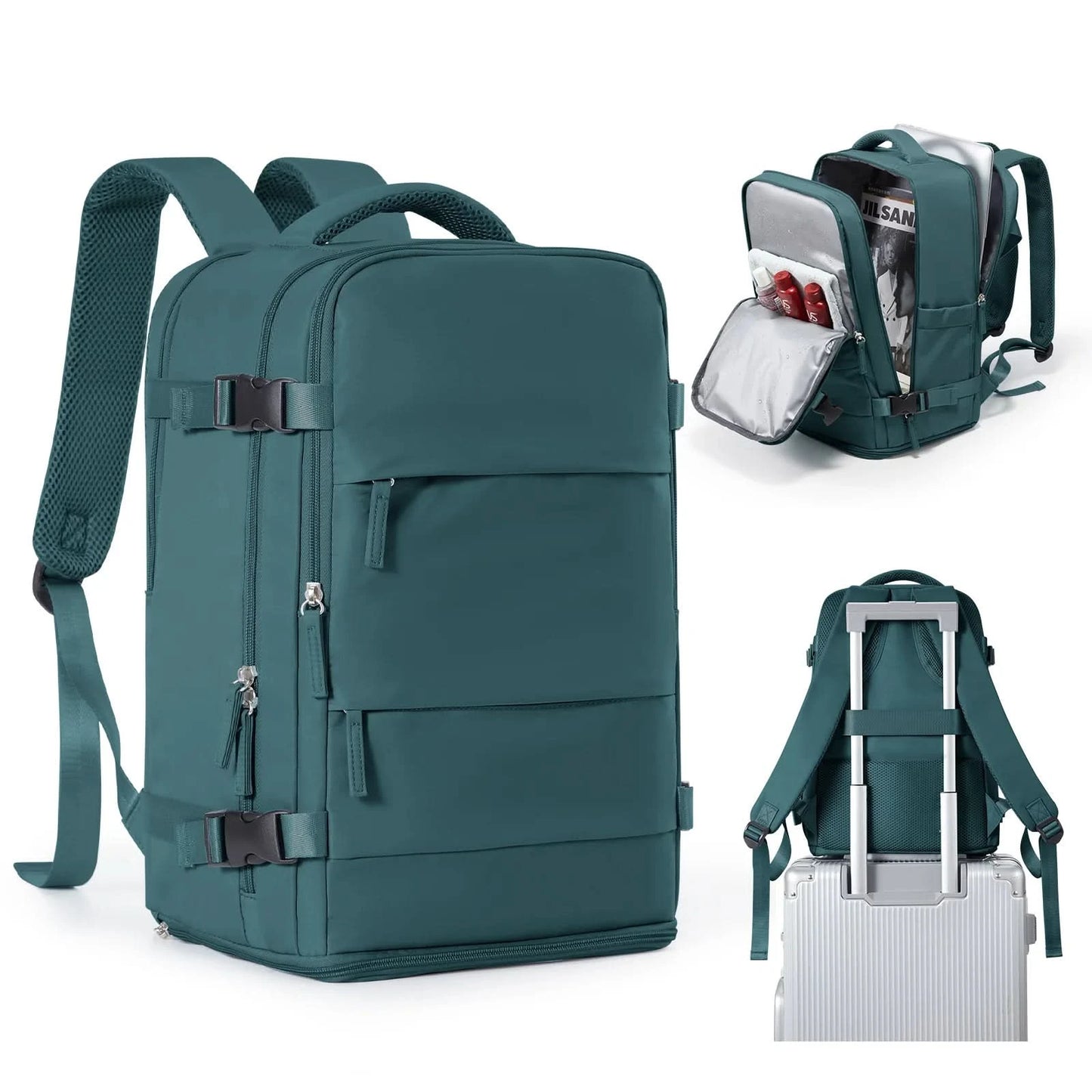 Women Men Hand Luggage Backpack Business College Laptop Travel Backpack Waterproof Carry on mochila viaje cabina avion 40x20x25 - M & M Global