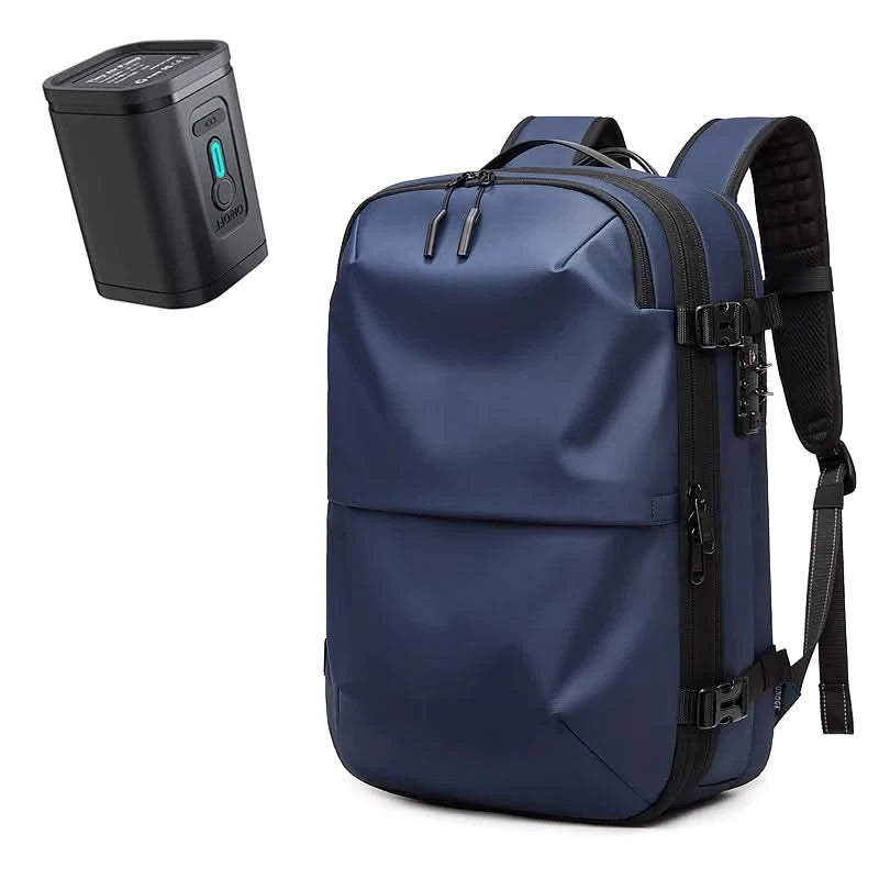 Men Travel Backpack vacuum compression 17 inch Laptop Backpack Business Large Capacity school Backpack Expanded Hiking backpack - M & M Global