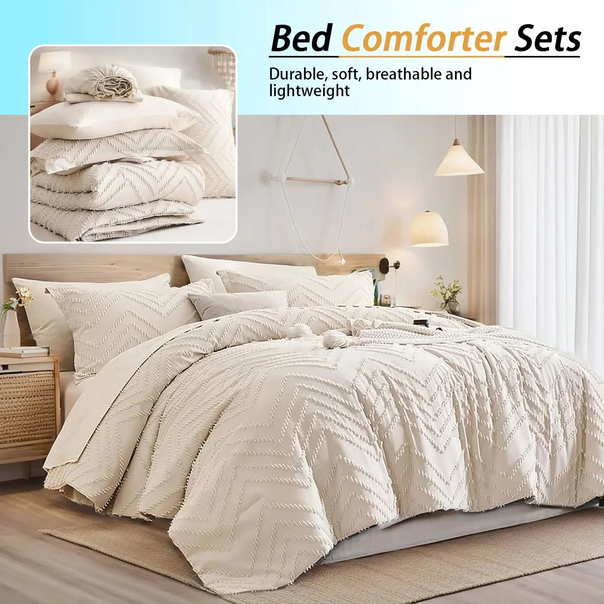 7-Piece Floral Quilt Set – Soft & Comfortable Bedding for All Seasons, Elegant Cut Flower Design, Home Décor, Ideal Gift for Any Occasion