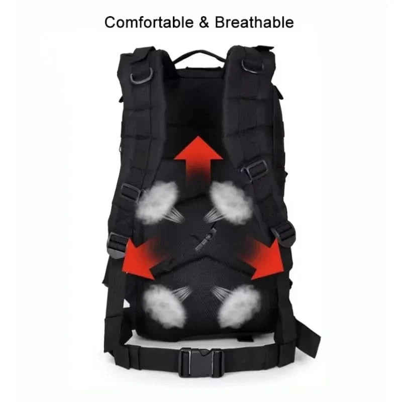 Military Tactical Assault Pack Backpack Army Waterproof Bag Rucksack for Outdoor Hiking Camping Hunting - M & M Global