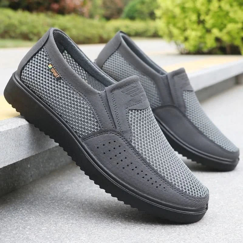 Lightweight low-top walking sneakers for outdoor, fishing, park and sports Rubber sole Breathable loafers for men - M & M Global