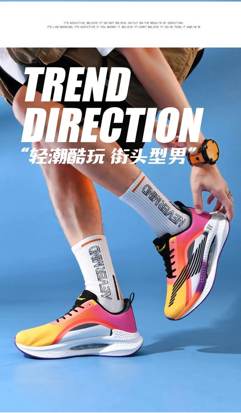 High Quality Casual Walking Sneakers Men Street Platform Sport Basketball Running Shoes Men's Sneakers Comfortable Women Sneaker - M & M Global