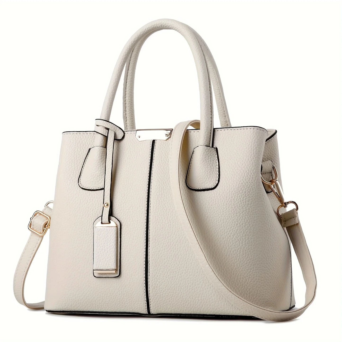 2024 new European and American foreign trade women bag lychee pattern fashion handbag shoulder bag oblique span bag - M & M Global