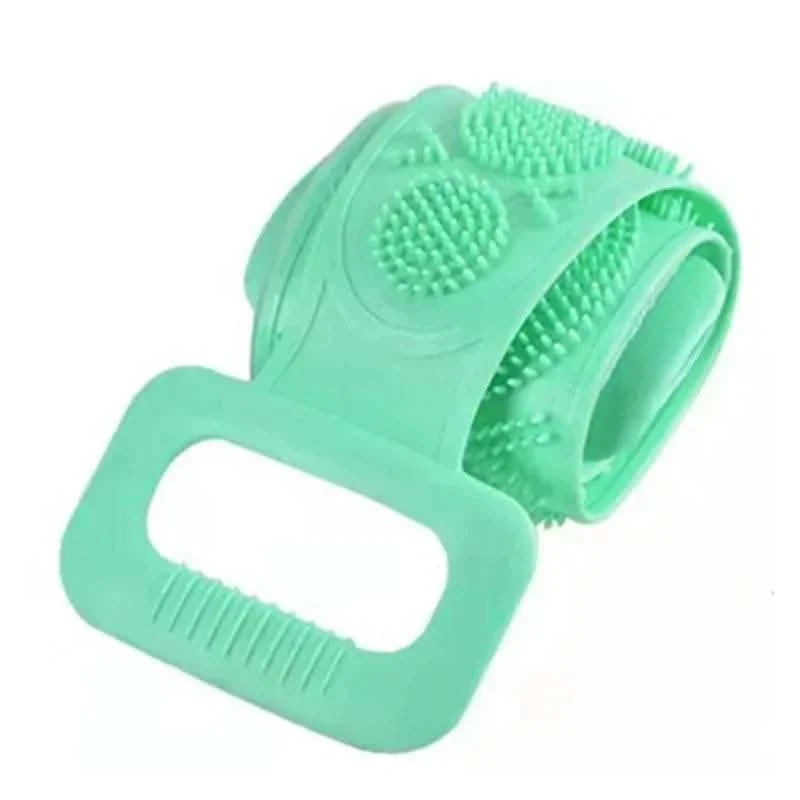 Body Sponge Silicone Brushes Bath Towels Scrubber Rubbing Back Peeling Massage Shower Belt Extended Skin Clean Brushes - M & M Global