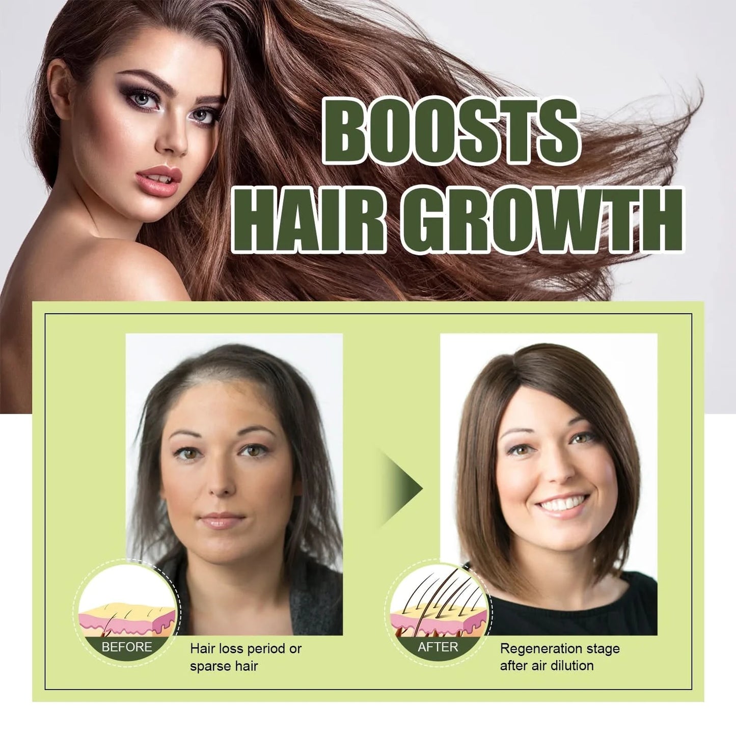 Fast Hair Growth Oil Africa Crazy Traction Alopecia Serum Anti Hair Break Thicken Hair Loss Treatment Spray Beauty Health - M & M Global