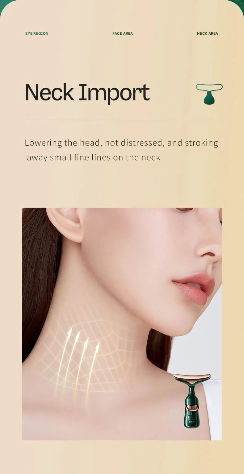 HF Facial Machine All-round Face Massager Neck Facial Eye Lifting Massage Microcurrent Skin Rejuvenation Anti Wrinkle Skin Care - M & M Global