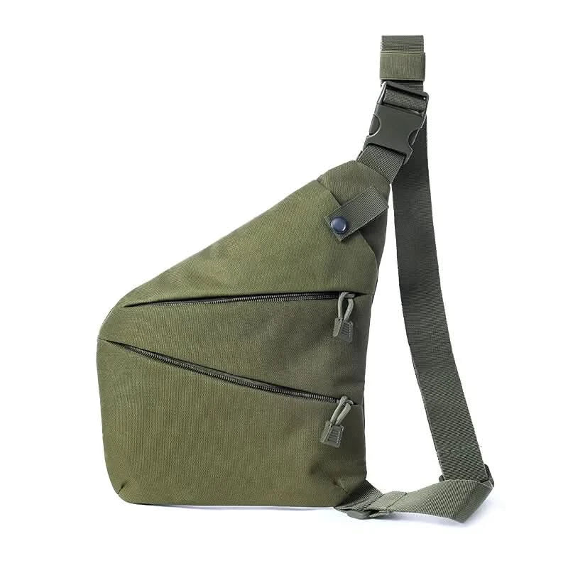 Holster Men's Left Right Nylon Shoulder Bag Anti-theft Bag Chest Bag Hunting Multifunctional Concealed Tactical Storage Gun Bag - M & M Global