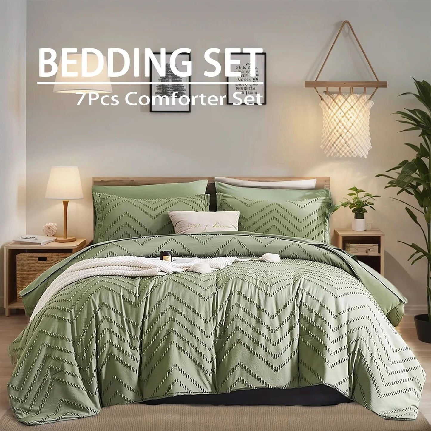 7-Piece Floral Quilt Set – Soft & Comfortable Bedding for All Seasons, Elegant Cut Flower Design, Home Décor, Ideal Gift for Any Occasion