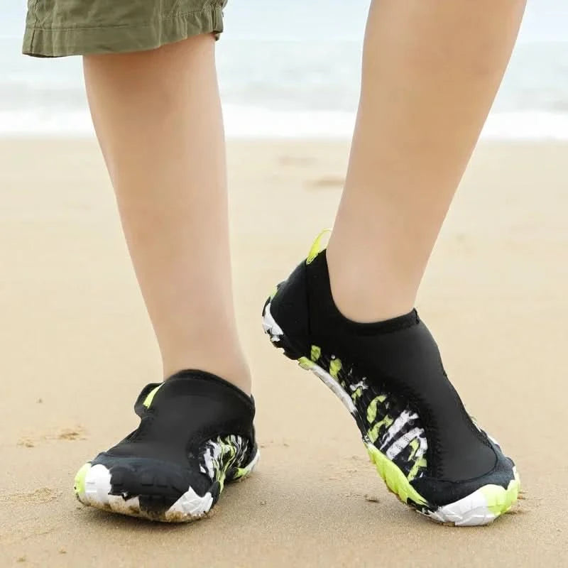 Swimming Beach Sneakers Children Diving Surfing Boating Wading Sports Shoes Kids Aqua Barefoot Water Shoes Quick-Dry Boys Girls - M & M Global