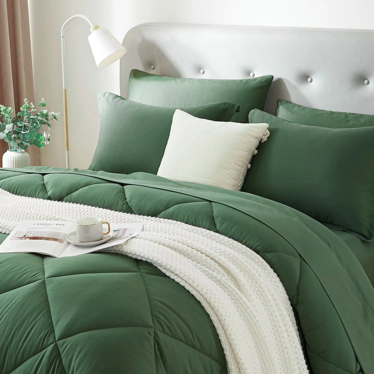 5/7-Piece Comforter Set – Bed in a Bag Bedding Set with Comforter, Sheets, Pillowcases & Pillow Shams – Soft All-Season Bed Set