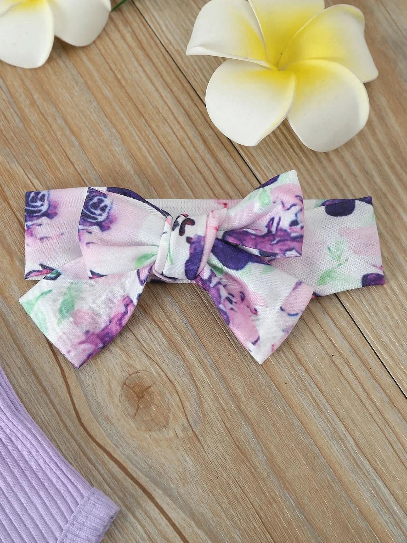 Summer Newborn Baby Girl Clothes Set Sleeveless Bodysuit Printed Shorts 3pcs Clothing Suit Baby Girl Clothes For 0-1Years - M & M Global