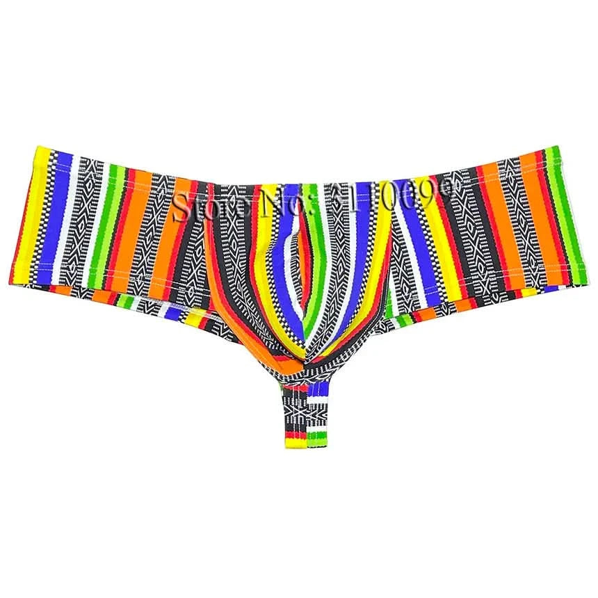 Men's Mini Cheek Boxers Half Hip Brazilain Bikini Swim Briefs Boy Underwear - M & M Global