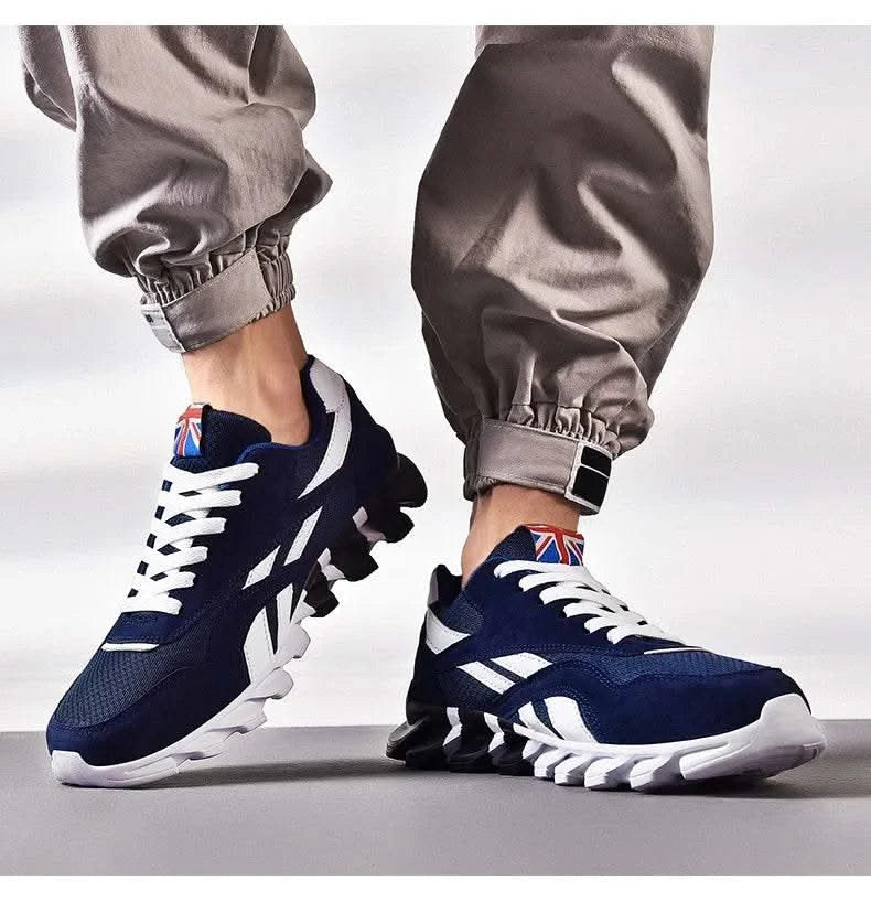 Brand Trend Size 46 47 48 Men's Wear-resistant Cushioning Thick-soled Fitness Sneakers Outdoor Breathable Running Shoes for Men - M & M Global