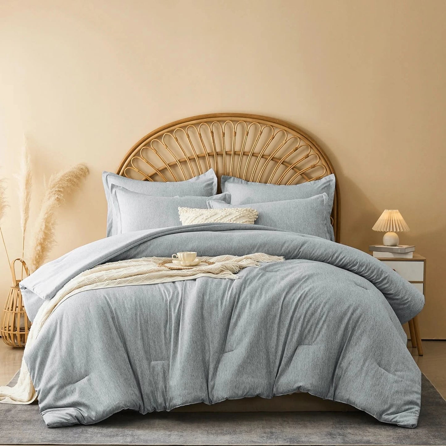 Comforter Sets - 2/3 Pieces in a Bag, Bedding Sets with Comforters, Pillowsham, Room Decro , Cationic Dyeing Process