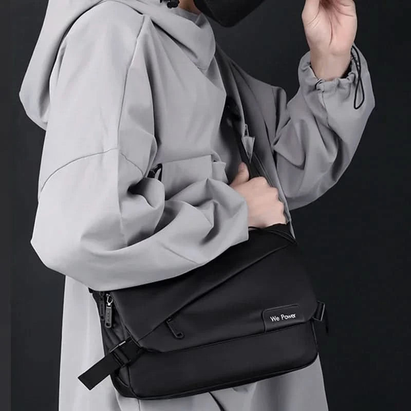 Men Shoulder Cross Body Sling Bag Fashion Casual Multi-Capacity Military Designer Business Nylon Male Briefcase Messenger Bag - M & M Global