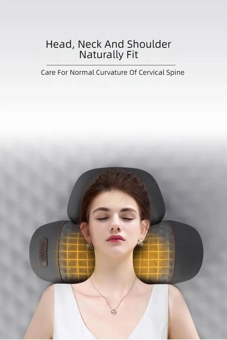 Hot Cervical Pillow Spine Sleeping Neck Massager Spine Non-traction Heating Compress Neck Masajeador Pillow Relaxation Treatment - M & M Global