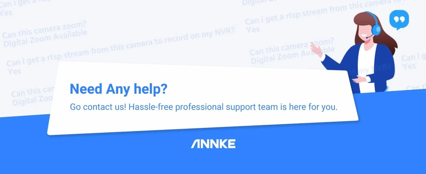 Annke 6MP POE Full Color Camera Outdoor POE Two Way Audio Security Camera Protection 2.8 MM Lens Video Surveillance For NVR Kit