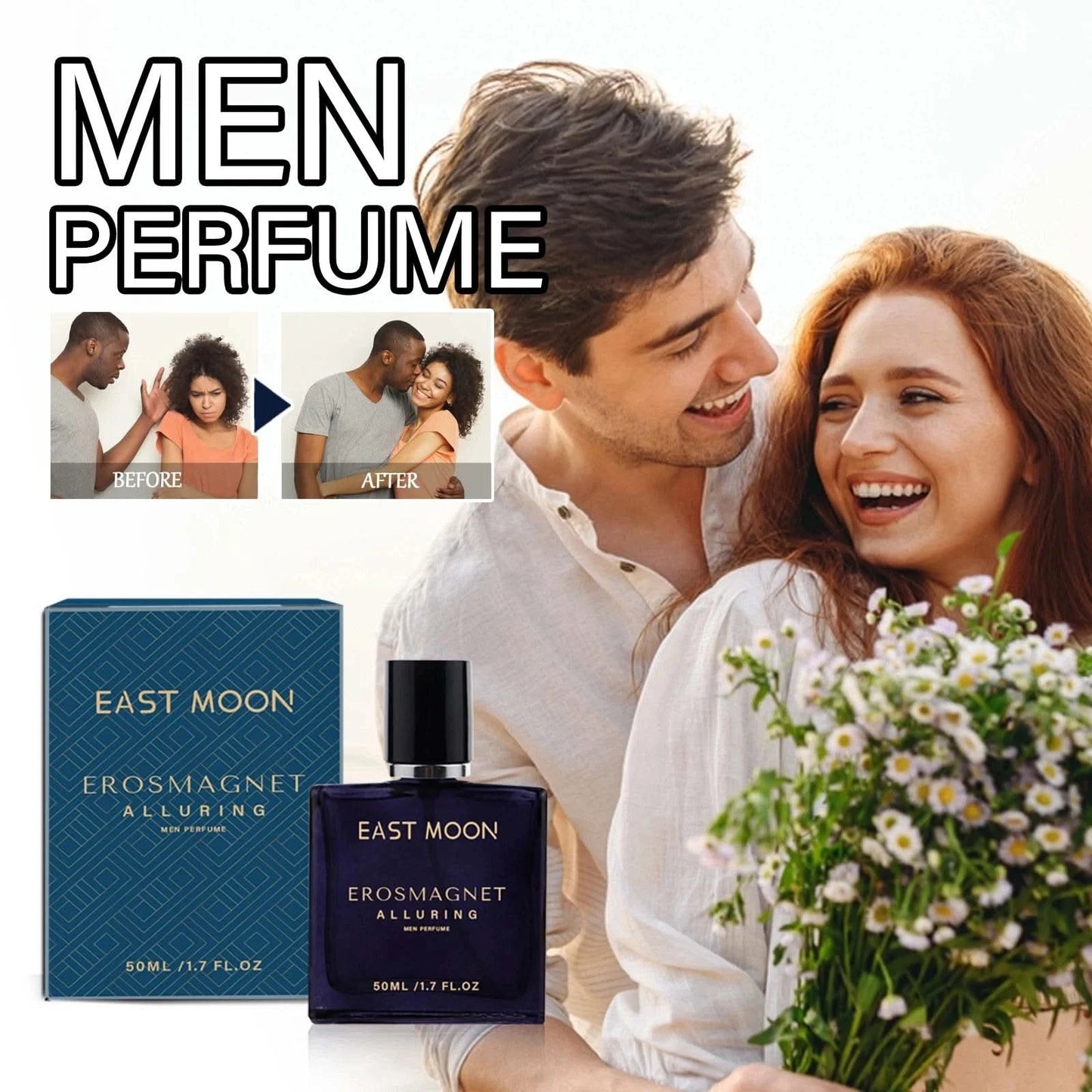 EAST MOON Men Perfume Make You Exude a Youthful and Masculine Atmosphere and Release Your Youthful Charm Perfume for Men 50 ml - M & M Global