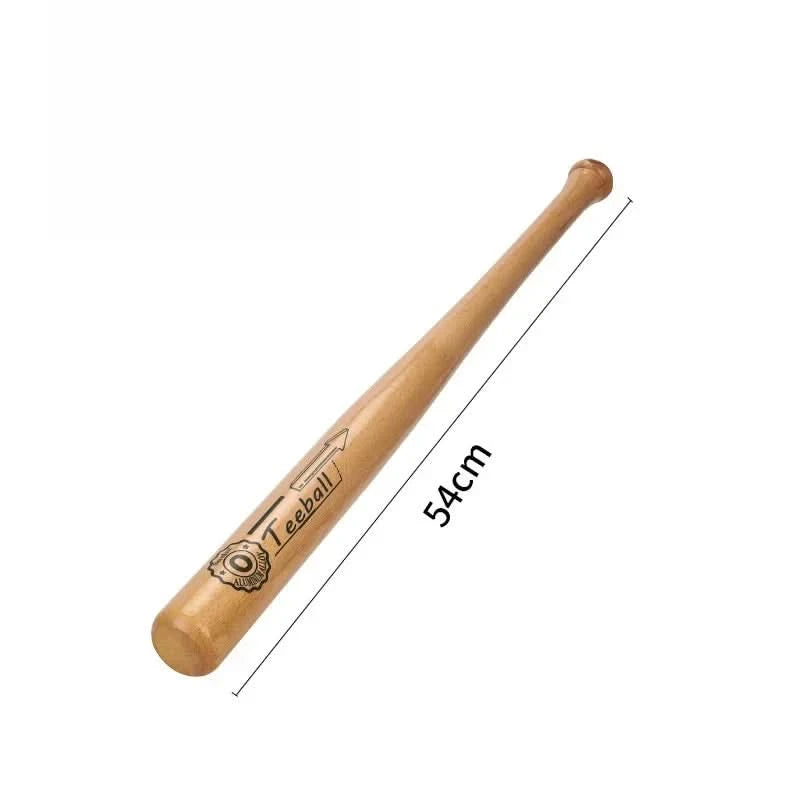 21 inch Solid Wood Baseball Bat Professional Hardwood Baseball Stick Softball Outdoor Sports Fitness Equipment Self-Defense Gear - M & M Global