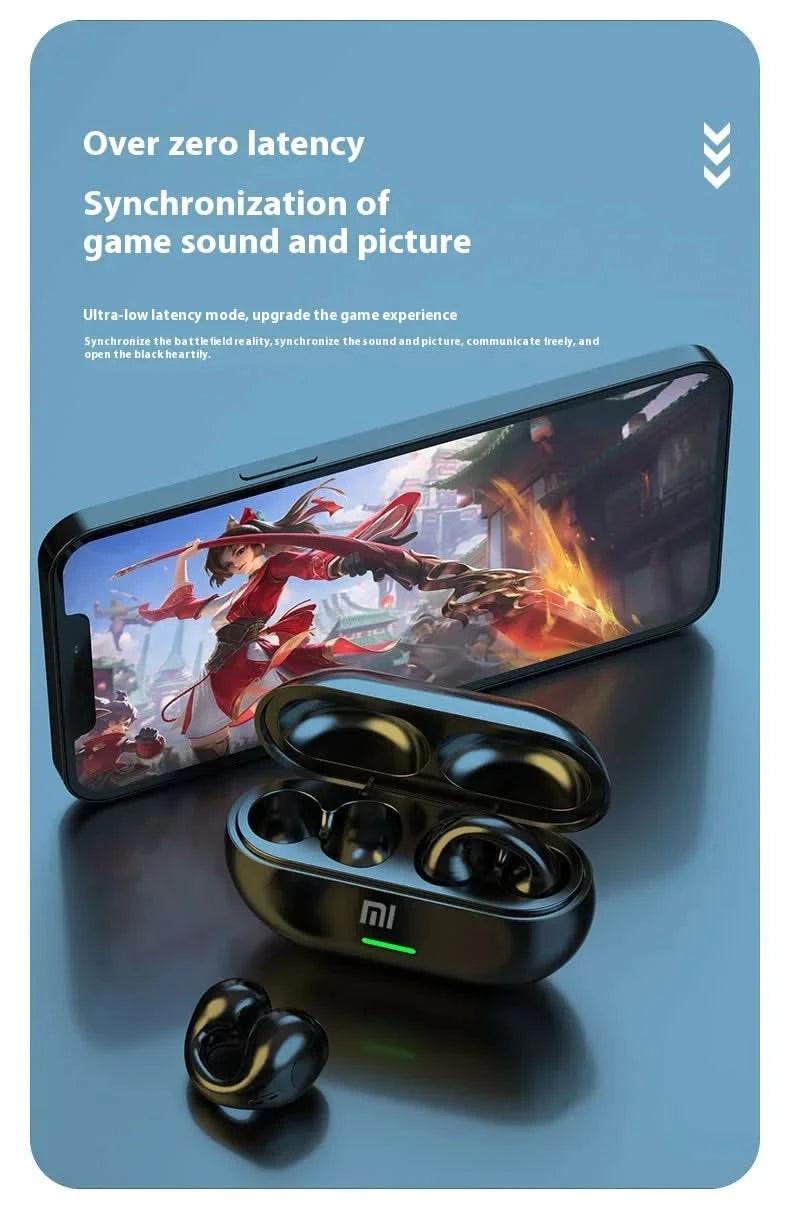 Xiaomi Bone Conduction Earphones Wireless Bluetooth HiFi Stereo Sports Waterproof Earphone With Microphone For Game Music - M & M Global