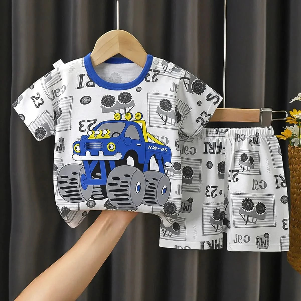 2PCS Children's Sets mother Kids Clothes Boys Girl T-shirt Shorts Summer Cotton Short sleeve Baby Children Clothing Toddler Suit - M & M Global