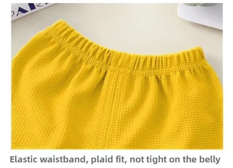 Anime Spiderman Boys T Shirt Shorts 2pcs Sets Breathable Waffle Fabric Kids Sport Clothing Set Children Casual Outfits - M & M Global