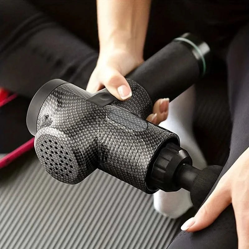 30 Level Massage Gun Fascia Deep Muscle Relax Body Neck Massager Electric Fitness Equipment Noise Reduction Male Female - M & M Global