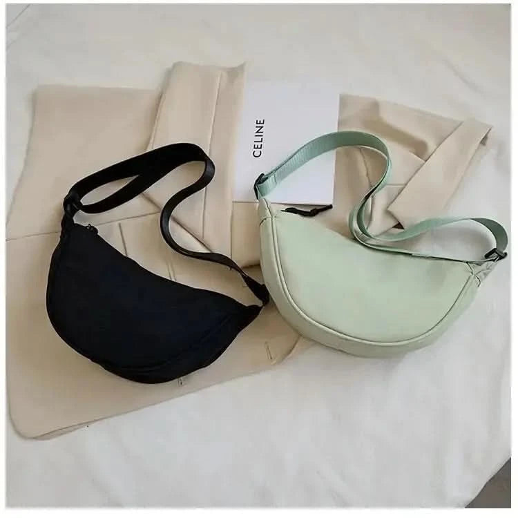 Ladies' fashionable leather PU handbag, designer shoulder bag, crossbody bag, armpit bag - M & M Global