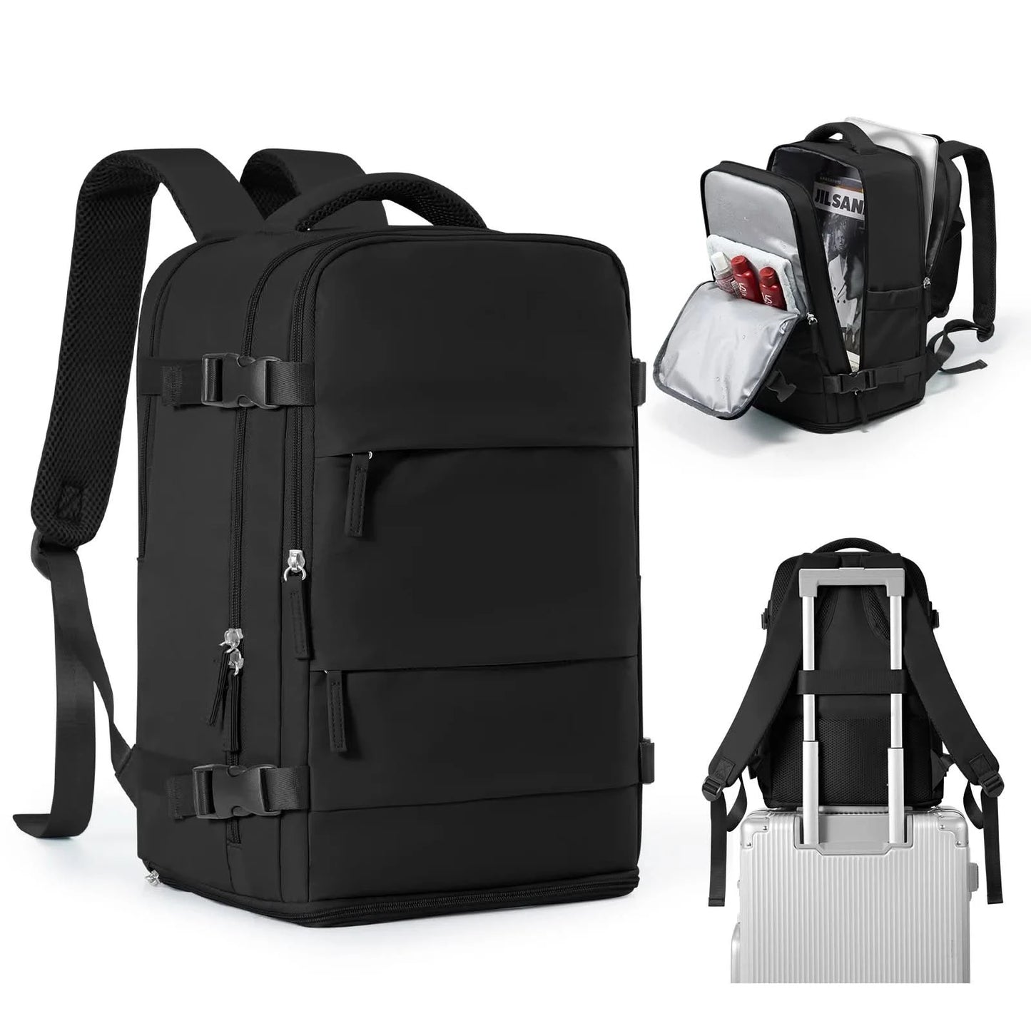 Women Men Hand Luggage Backpack Business College Laptop Travel Backpack Waterproof Carry on mochila viaje cabina avion 40x20x25 - M & M Global