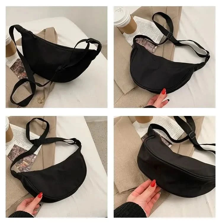 Ladies' fashionable leather PU handbag, designer shoulder bag, crossbody bag, armpit bag - M & M Global